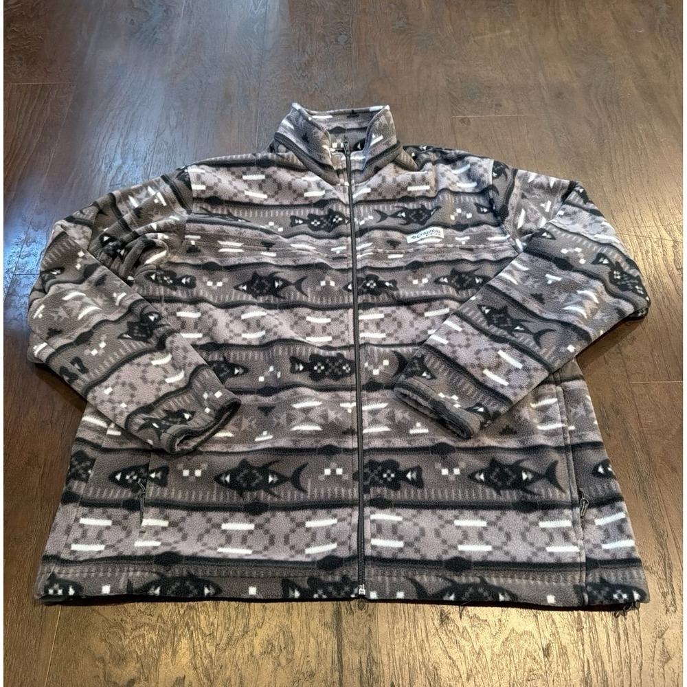 Columbia‎ PFG Dawnbreaker Fleece Jacket Mens Full Zip